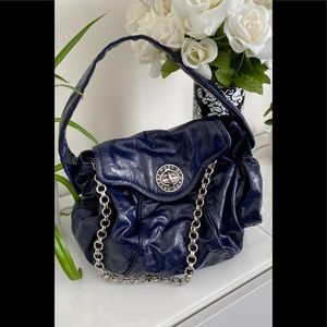 Marc by Marc Jacobs Blue Patent Shoulder Bag